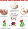 360 PCS Wooden Christmas Ornament Kit, 130 Unfinished Wood Slices with 13 Styles, 130 Jute Twine, 12 Colors Washable Markers, 50 Bells, DIY Christmas Decoration Crafts for Kids and Adults